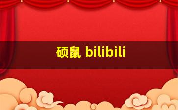 硕鼠 bilibili